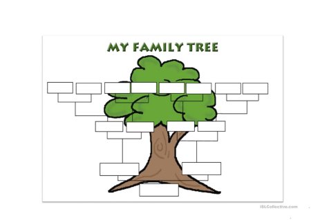 My Family Tree шаблон