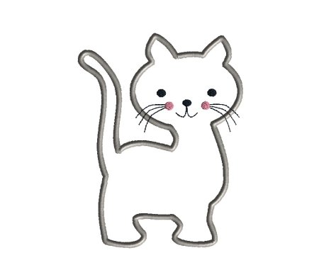 Аппликация кошка