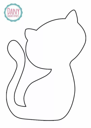 Аппликация кошка