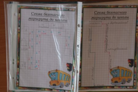 Путь от дома до школы схема