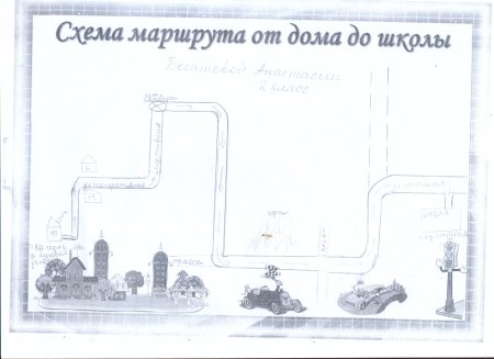 Маршрутный лист в школу
