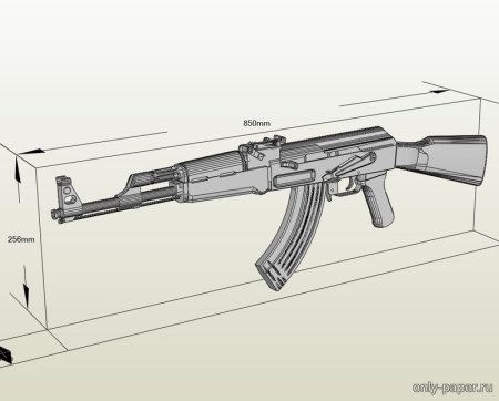 Ак74 автомат чертеж а4