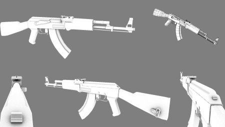 Раскраска автомат Ока 47