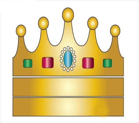 Корона шаблон