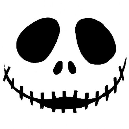 Jack Skellington face