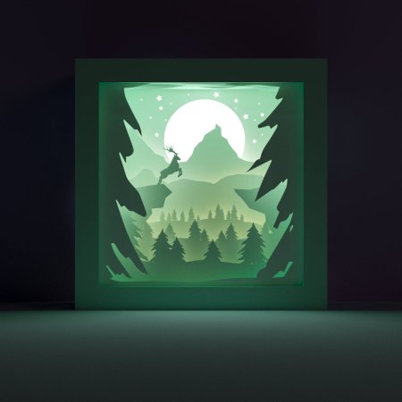 Lightbox с оленем