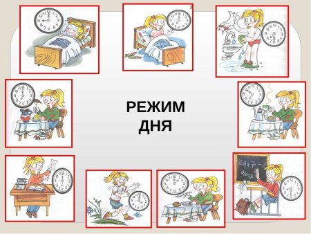 Режим дня для первоклассн