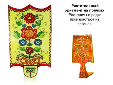 Эскиз прялки в цвете