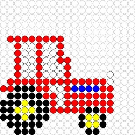 Шаблон мозаика малышам