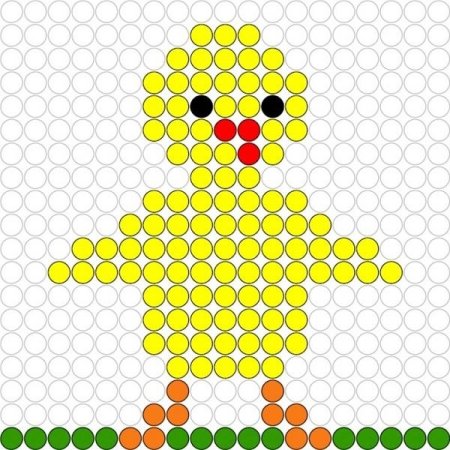 Трафареты для мозаики детям