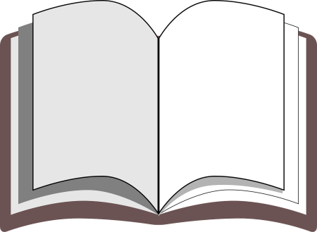 Рисунок развернутой книги