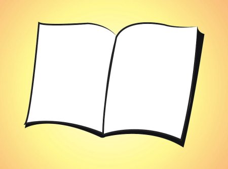 Макет раскрытой книги