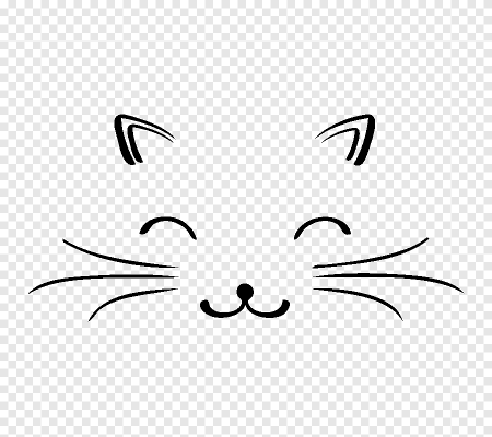 Кошачьей мордочки для рисования