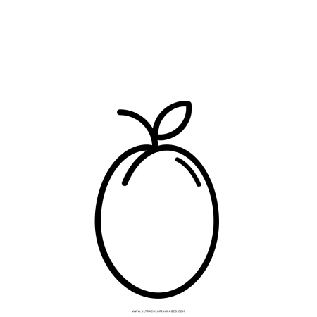 Слива мультяшная