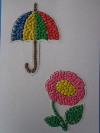 Зонт для пластилинографии