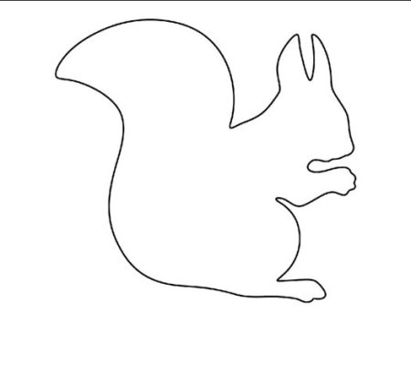 Белка для вырезания