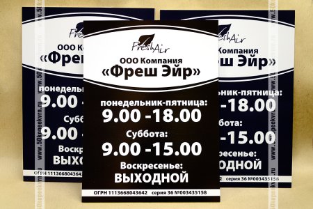 Режим работы