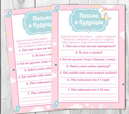 Письмо себе в будущее примеры