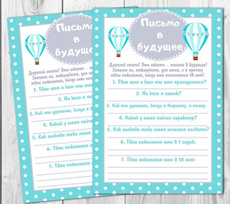 Письмо себе в будущее