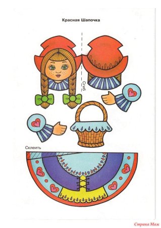 Настольный кукольный театр красная шапочка