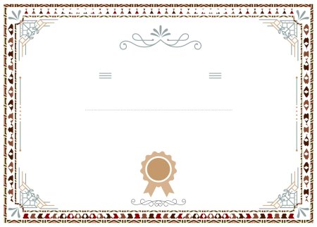 Образцы рамок для сертификатов