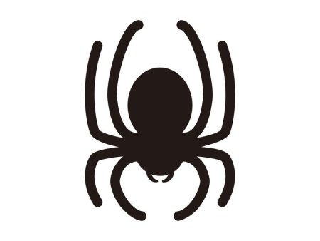 Трафареты пауков на Хэллоуин