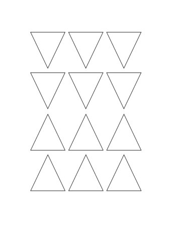 Треугольник раскраска