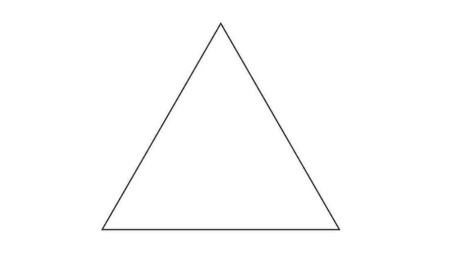 Шаблон треугольник (44 фото)