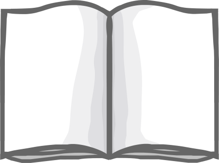Рисунок развернутой книги