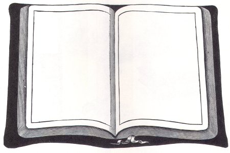 Изображение открытой книги