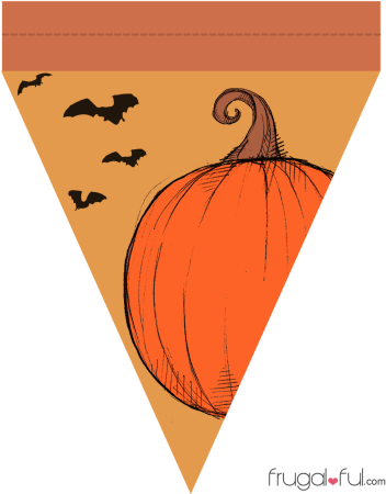 Флажки для Хэллоуина