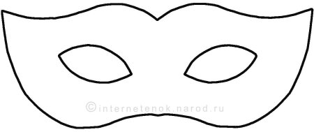 Макет маски