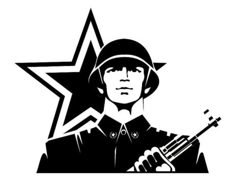 Трафарет военный