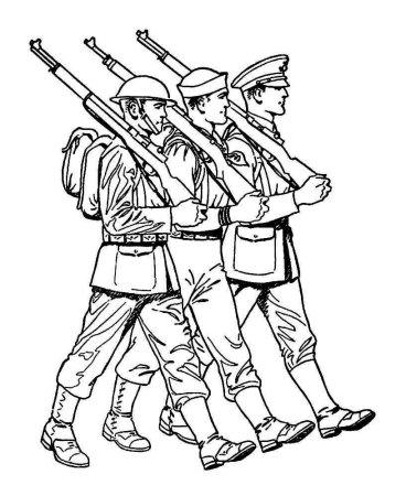 Солдат с ребенком
