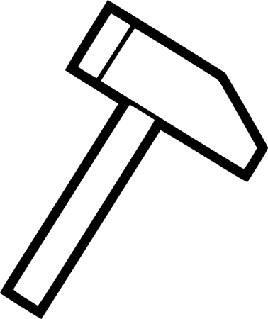Молоток svg