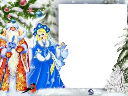 Новогодний фон для объявления