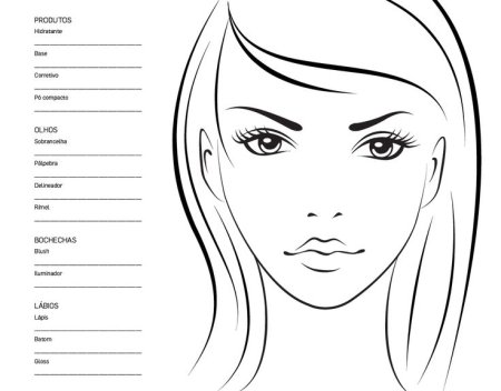 Face Chart чистый Mac