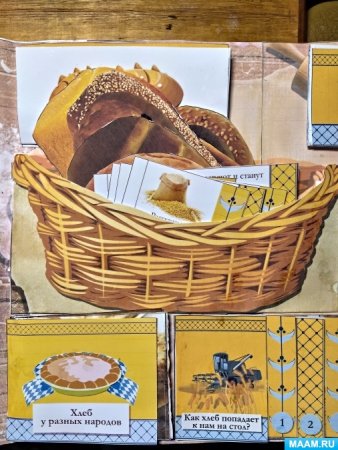 Лэпбук про хлеб для дошкольников