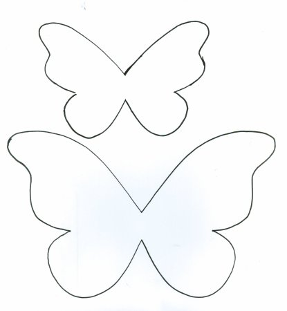 Бабочки для вырезания
