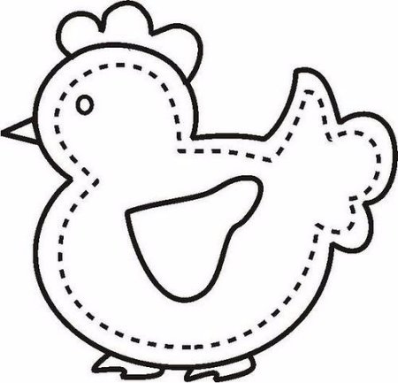 Аппликация из фетра трафареты