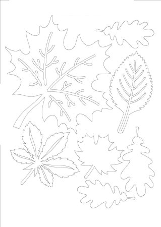 Вытынанки листья