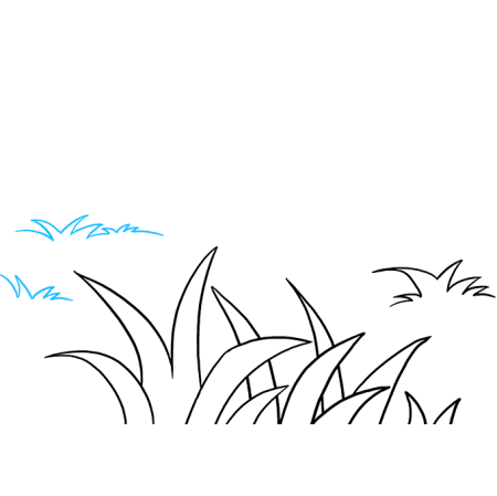 Рисование травка