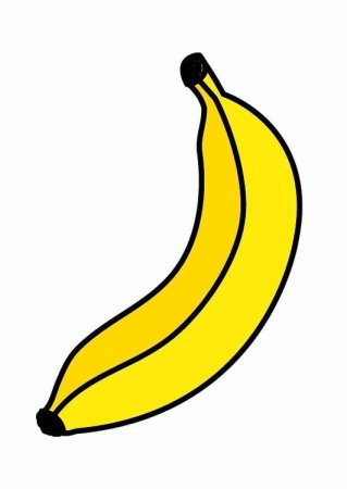 Шаблон банан (47 фото)