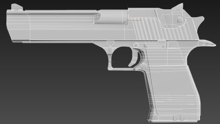Чертёж пистолета Desert Eagle