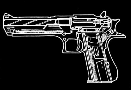 Colt Double Eagle Pistol чертеж