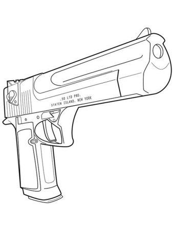 Desert Eagle чертеж