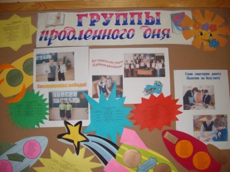 Плакат. Группа продленного дня