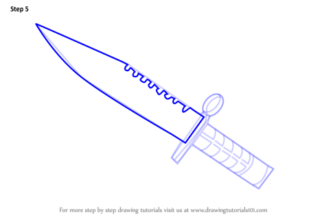 Нож m9 Bayonet чертеж
