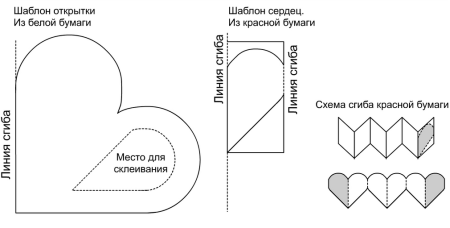 Валентинки своими руками из бумаги