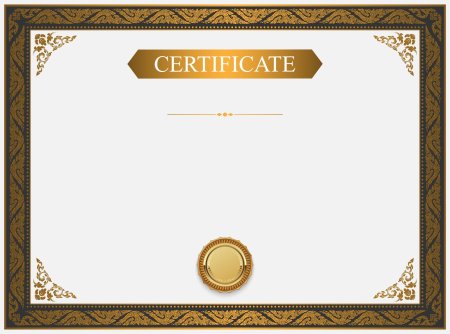 Certificate шаблон